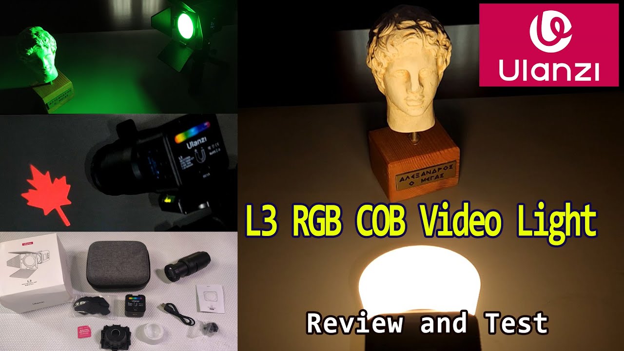 Ulanzi L3 RGB COB Video Light | Review and Testing