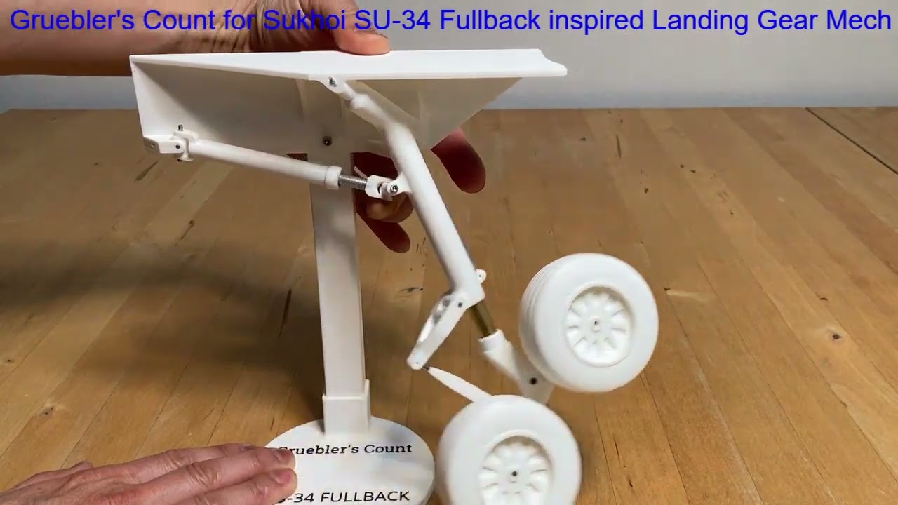 GRUEBLER'S COUNT FOR SUKHOI SU-34 FULLBACK INSPIRED LANDING GEAR MECH 11-27-22