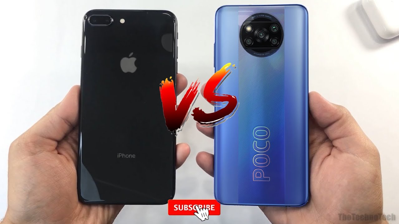 iPhone 8 plus vs Poco X3 pro | Сравнение производительности и камеры