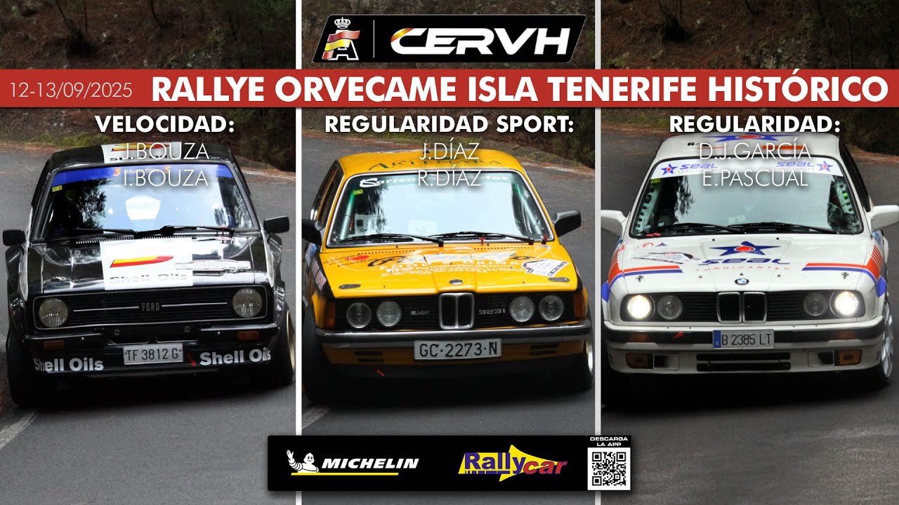 Rallye Orvecame Isla Tenerife Histórico 2025