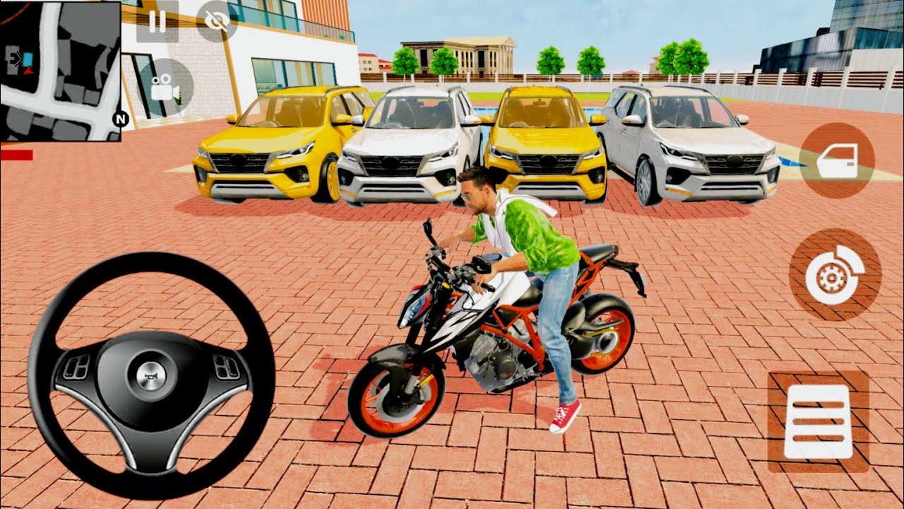 😃Indian Thift Auto Simulator💥Car Showroom Purchase Modified Fortuner And Thar🎉🎮Game🎮