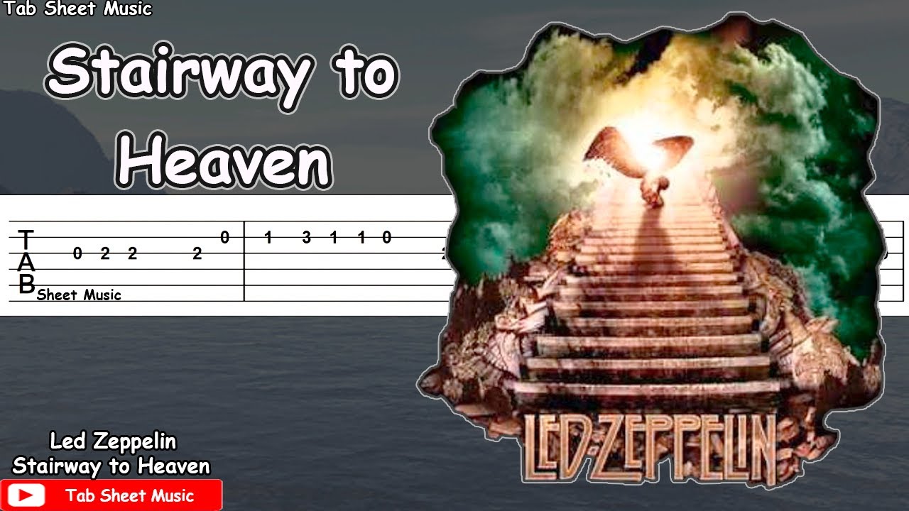 Led Zeppelin - Stairway To Heaven Guitar Tutorial | TAB
