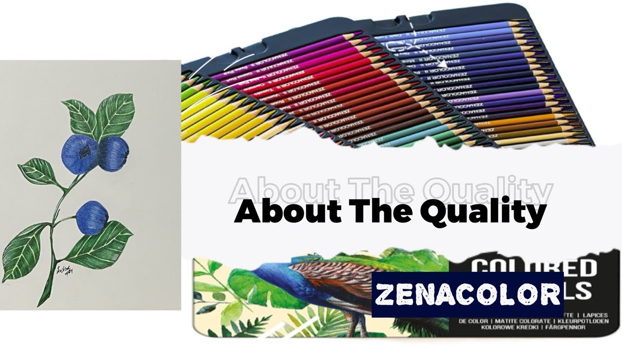 Review & Demo: Zenacolor Color Pencils