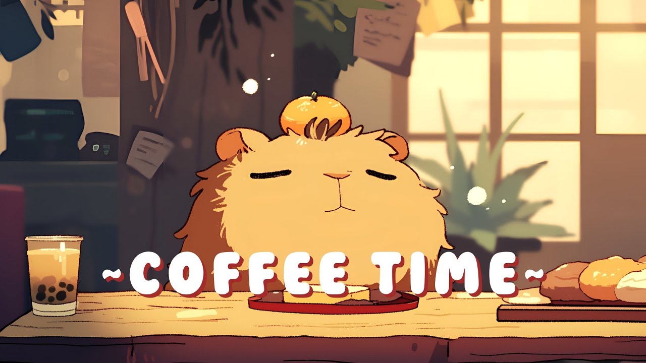 [Long Session] Capybara Lofi Radio | Peaceful Music for Your Soul 🦫 🌿 ☕