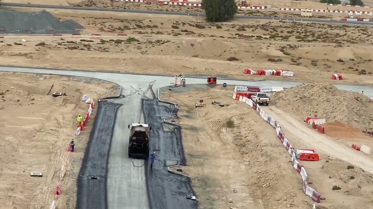 Road Construction Process In Dubai.#road #construction #dubai
