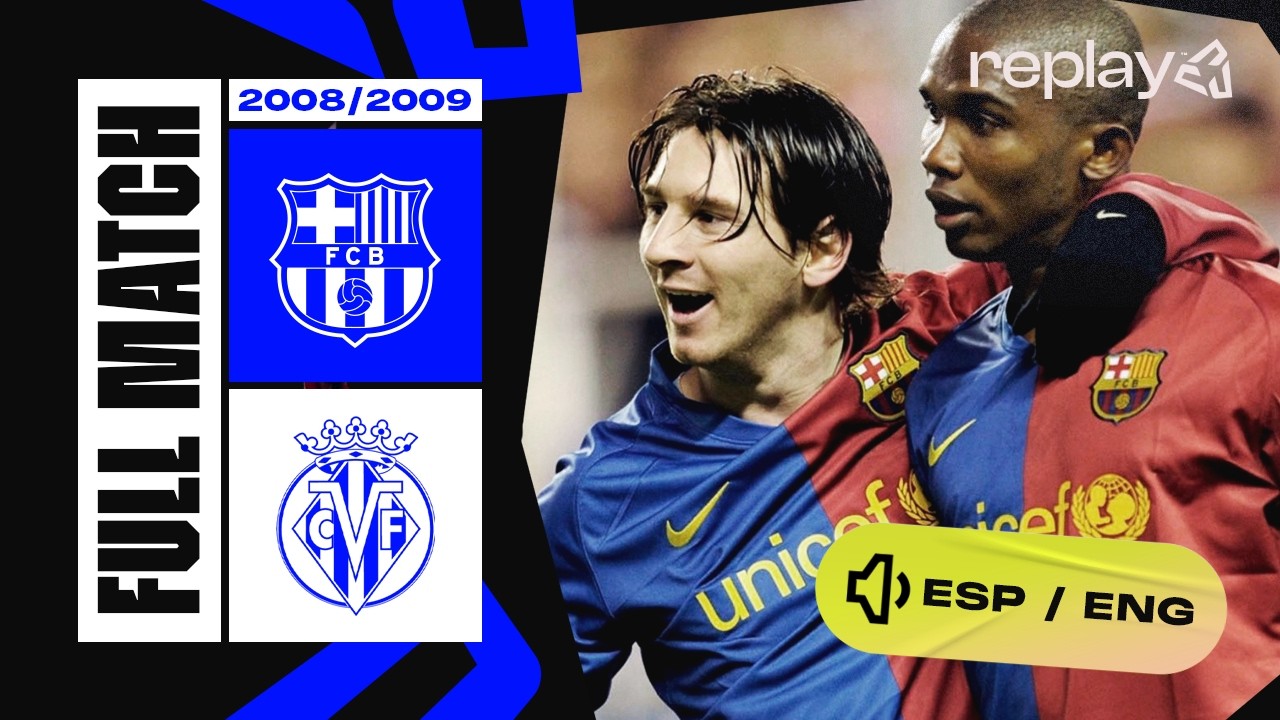 🔴 PARTIDO COMPLETO | FC Barcelona - Villarreal CF | LaLiga 2008/2009
