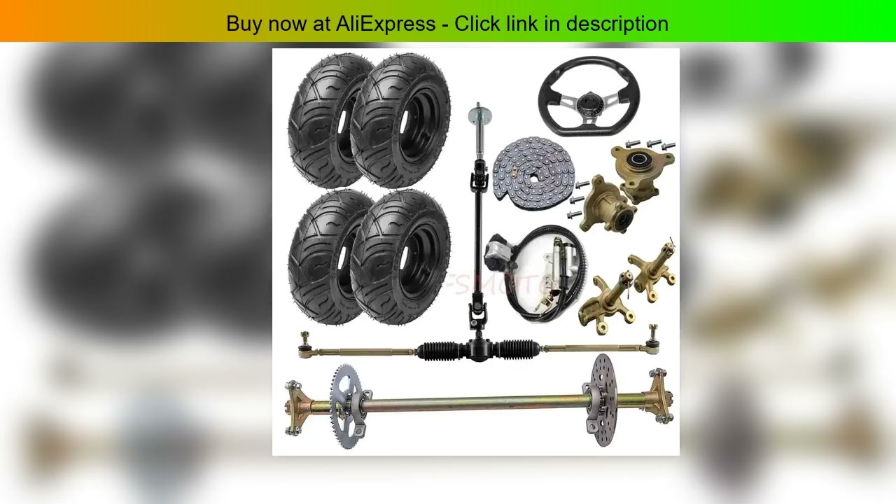 NOT a Whole Kit TDPRO For Go Kart 110cc 740mm Rear Axle OR Steering Wheel /Hub/6-inch Tyres Golf Ca
