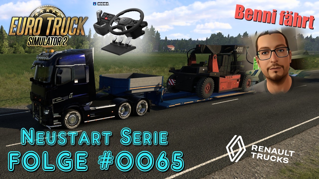 ETS2 1.57 | Neustart Serie #0065, Kuusamo - Jyväskylä, Renault T | Nordic Horizons DLC, WOT, HORI