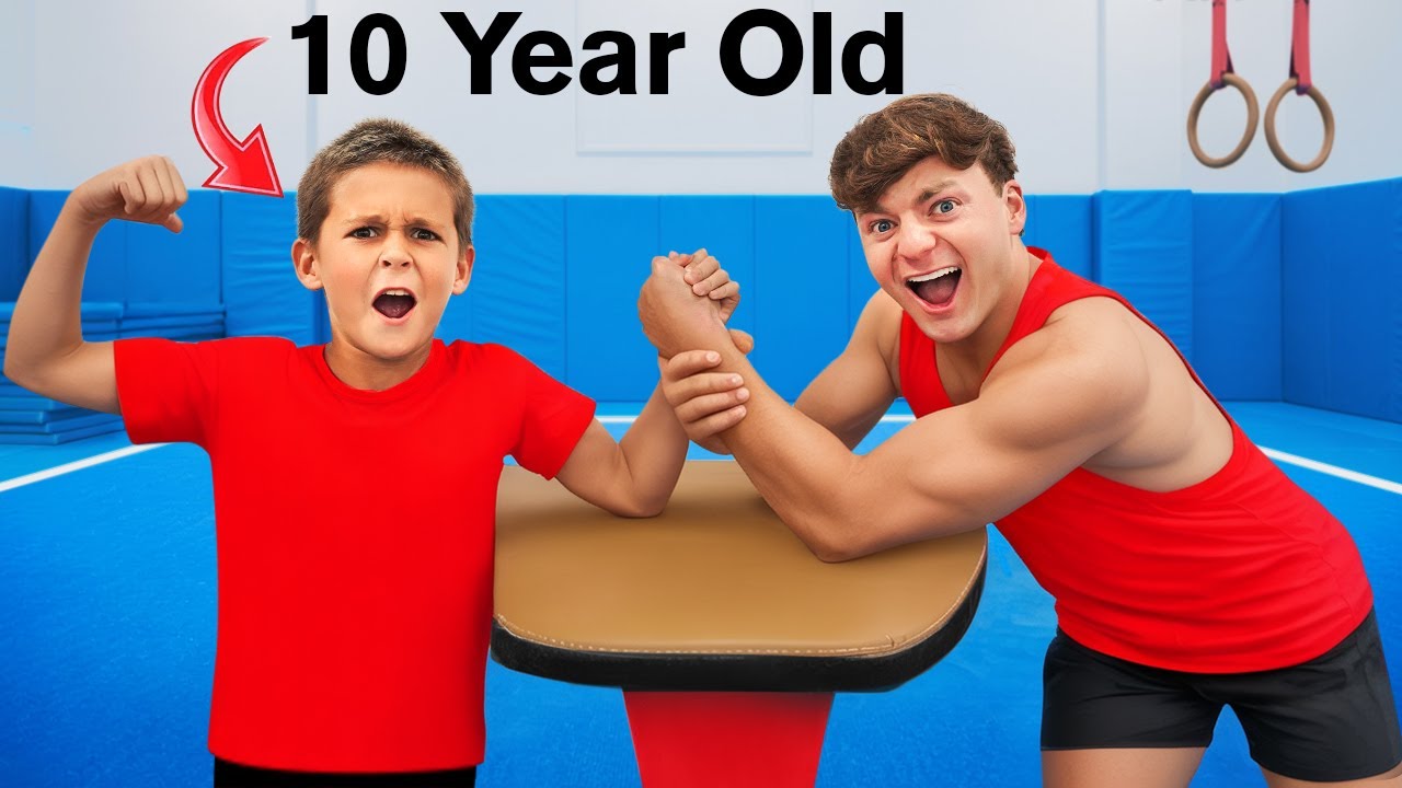 I Challenged The World's STRONGEST Kids!