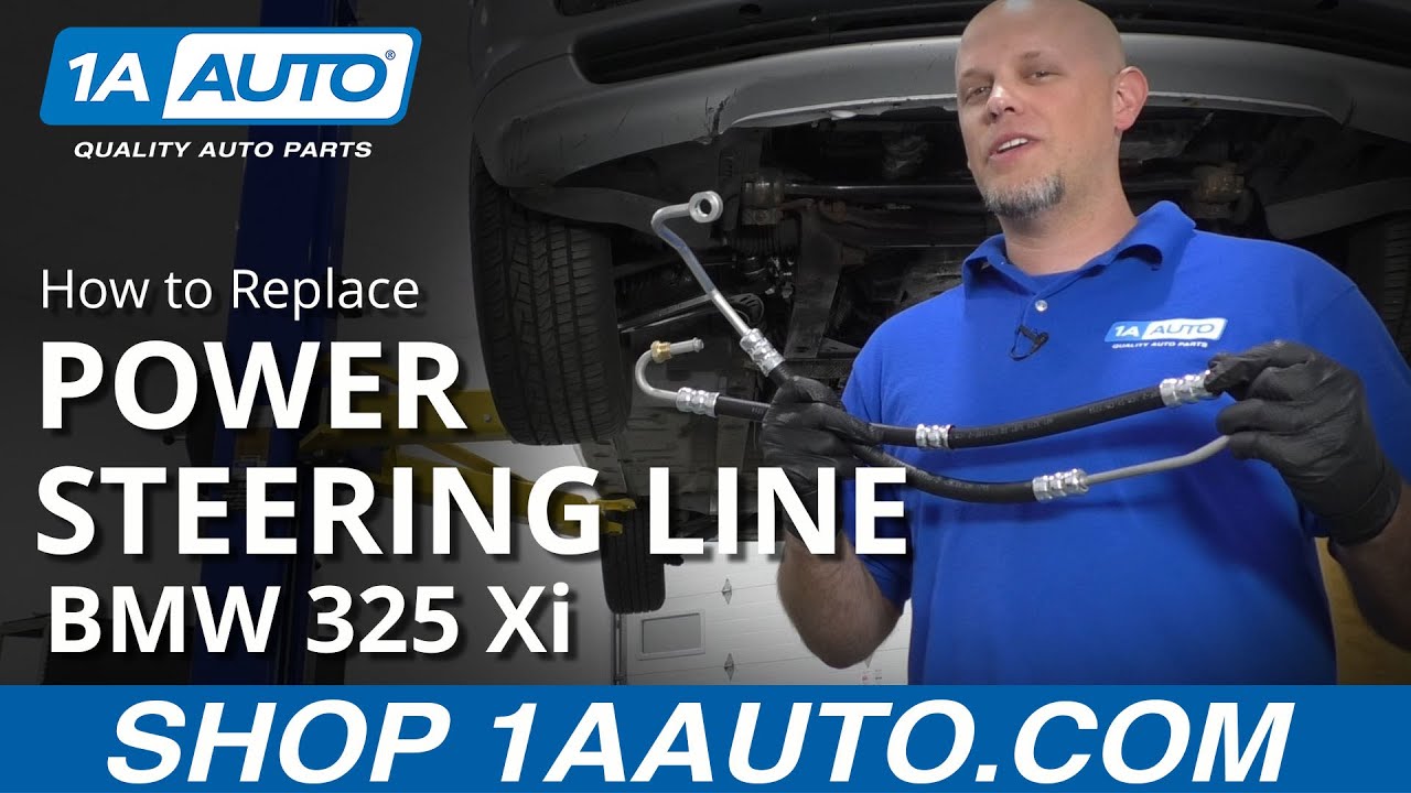 How to Replace High Pressure Power Steering Line 97-06 BMW 325 Xi