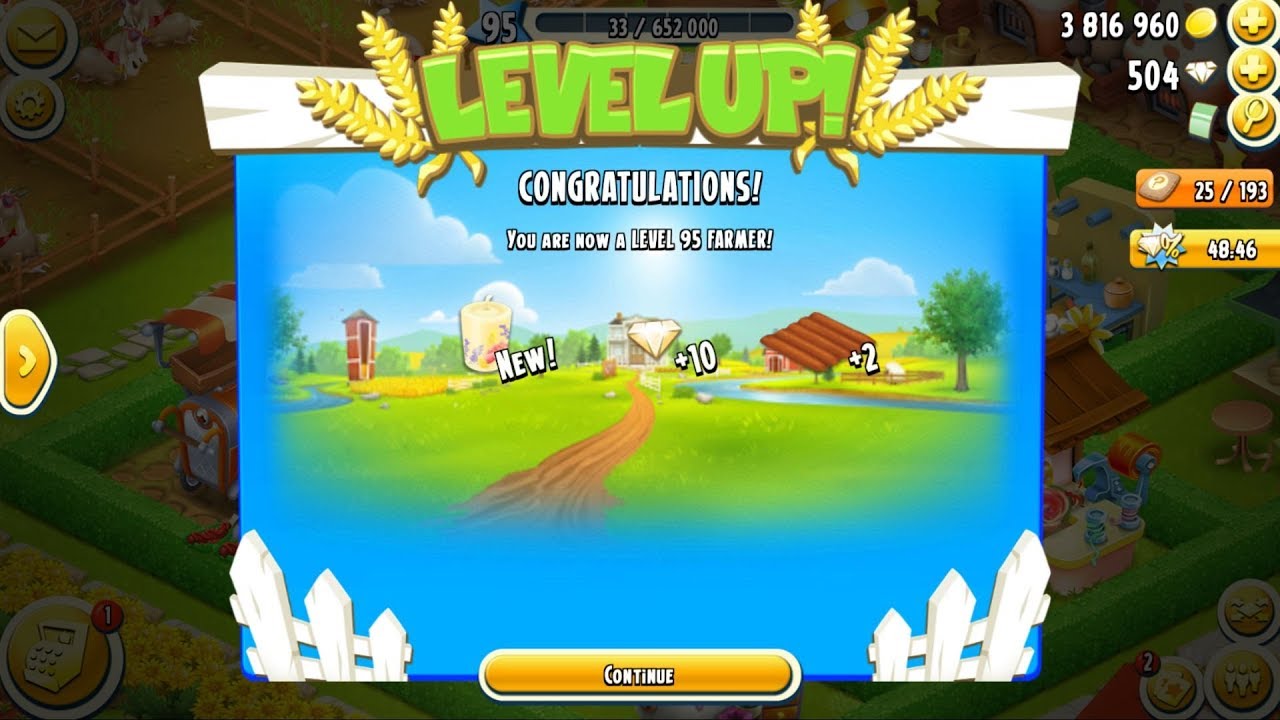 Hay Day Level 95 HD 1080p