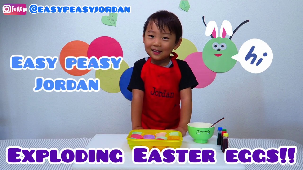 Exploding Easter Eggs! Fun and Easy Easter project for the kids!