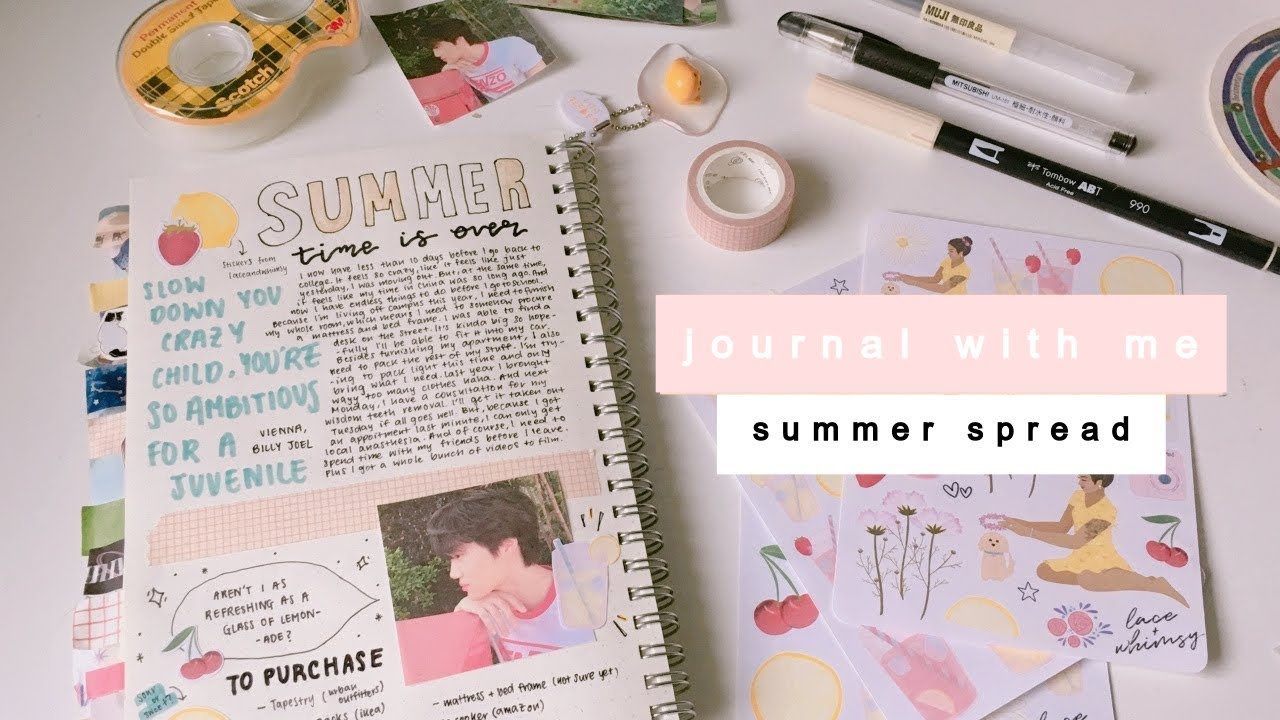 journal with me #3 | summer spread
