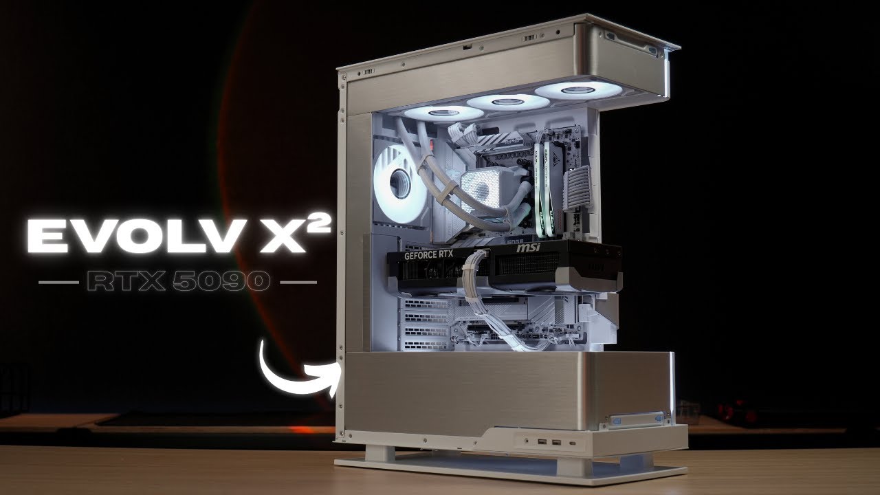 The BEST White PC Case yet?! Ryzen 9800X3D + RTX 5090 + Phanteks Evolv X2 PC Build