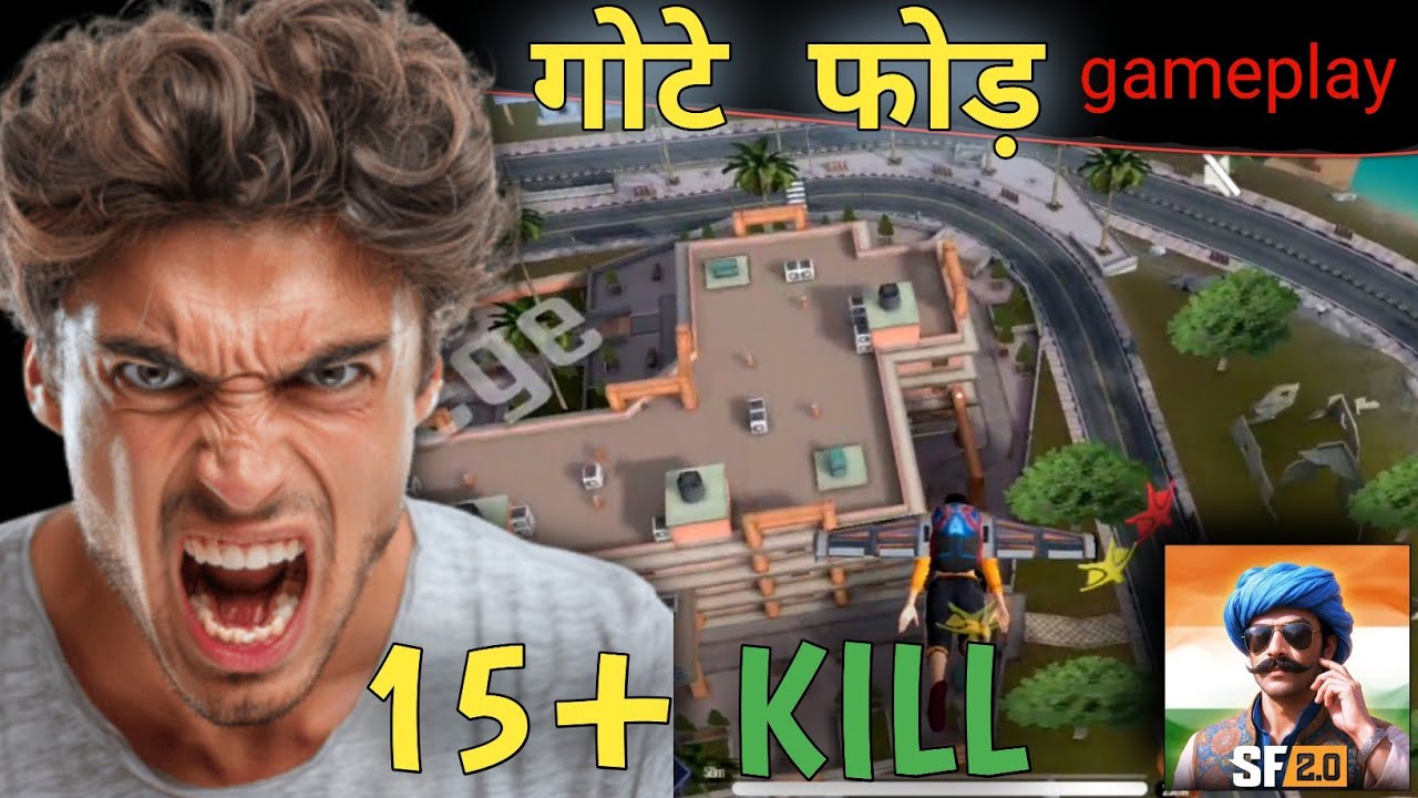 Scarfall new rush and agressive gameplay| scarfall hiest kill gameplay 
