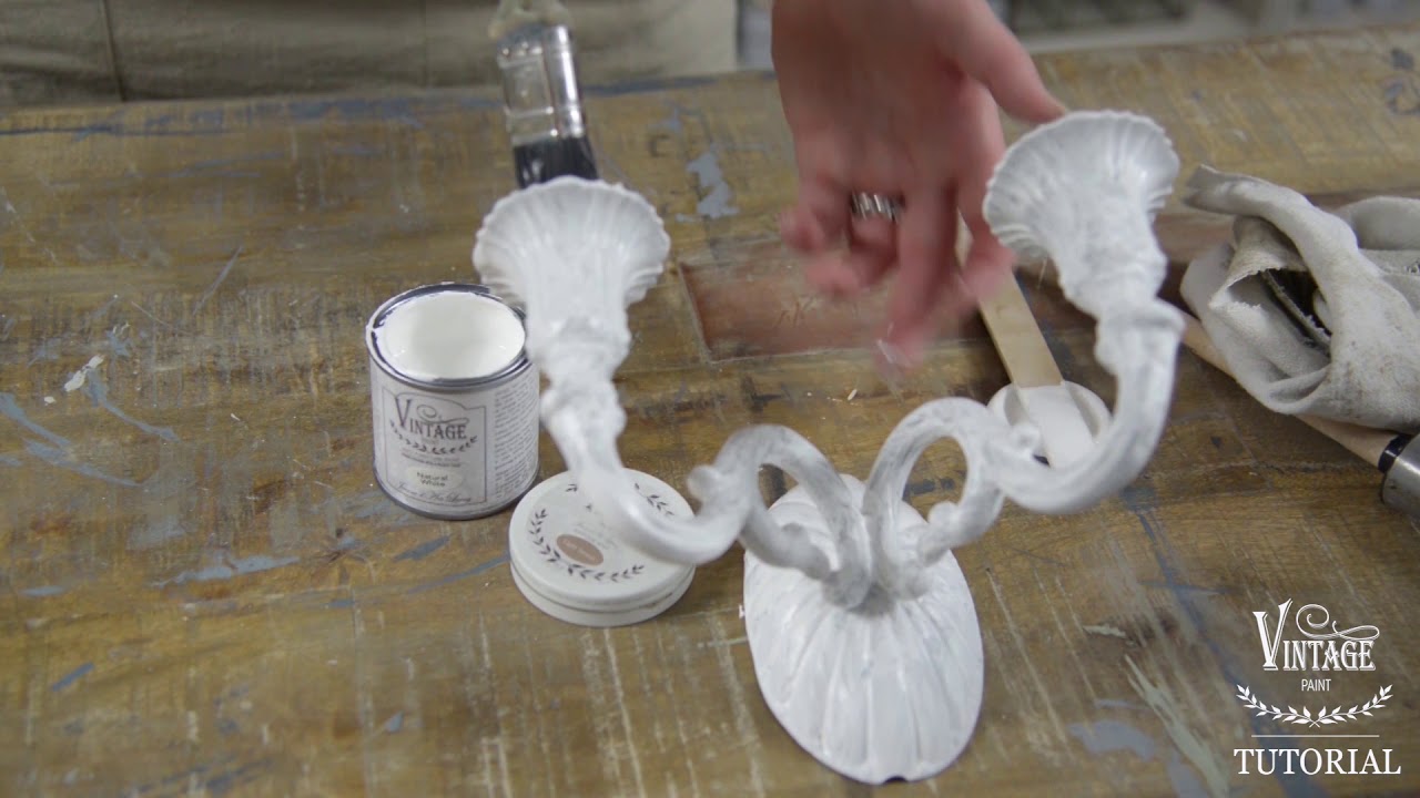 Vintage Paint | How to paint and patinate a brass candlestick