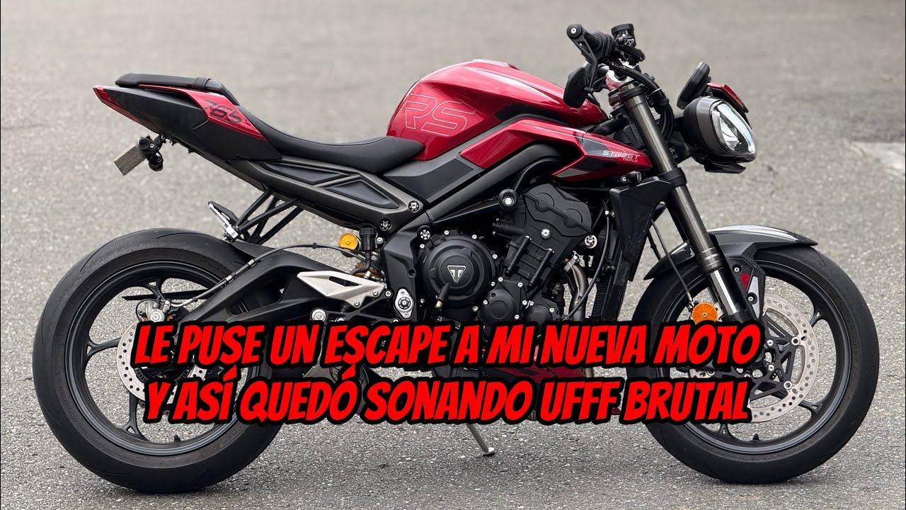 TRIUMPH STREET TRIPLE || ESCAPE YOSHIMURA ALPHA