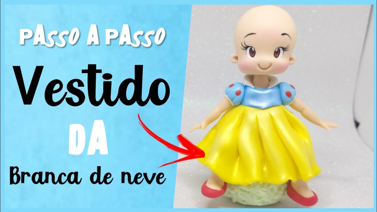 Vestido da Branca de Neve em Biscuit || Pierre Marinho