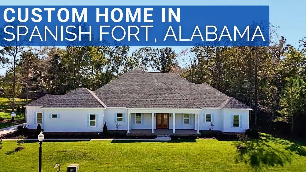 Inside BRAND-NEW Custom Elegant Home on a Wooded Lot in Spanish Fort, AL by McVay Builders