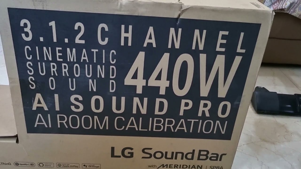 LG SP8A Soundbar Unboxing[First Time In India]