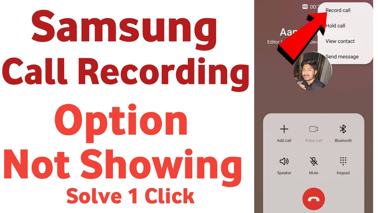Call recording option not Showing in Samsung a05s /Samsung Call recording option not Showing