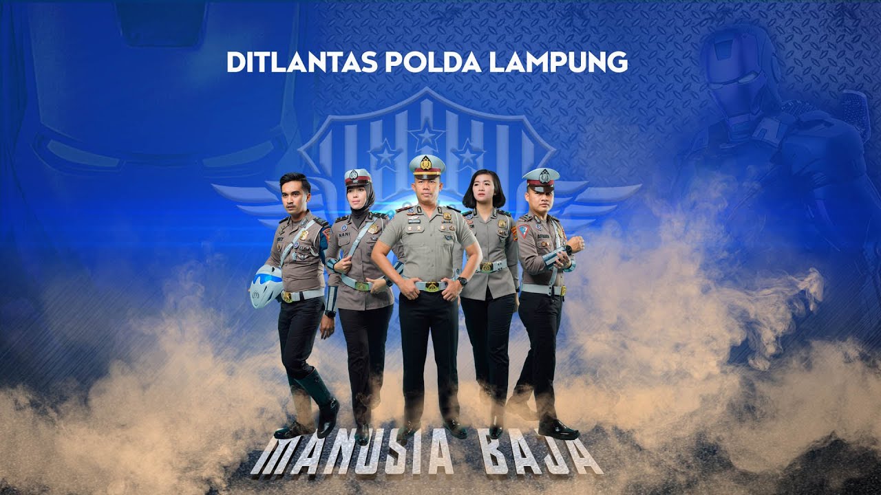 MANUSIA BAJA - DITLANTAS POLDA LAMPUNG ( OFFICIAL MUSIK VIDEO )