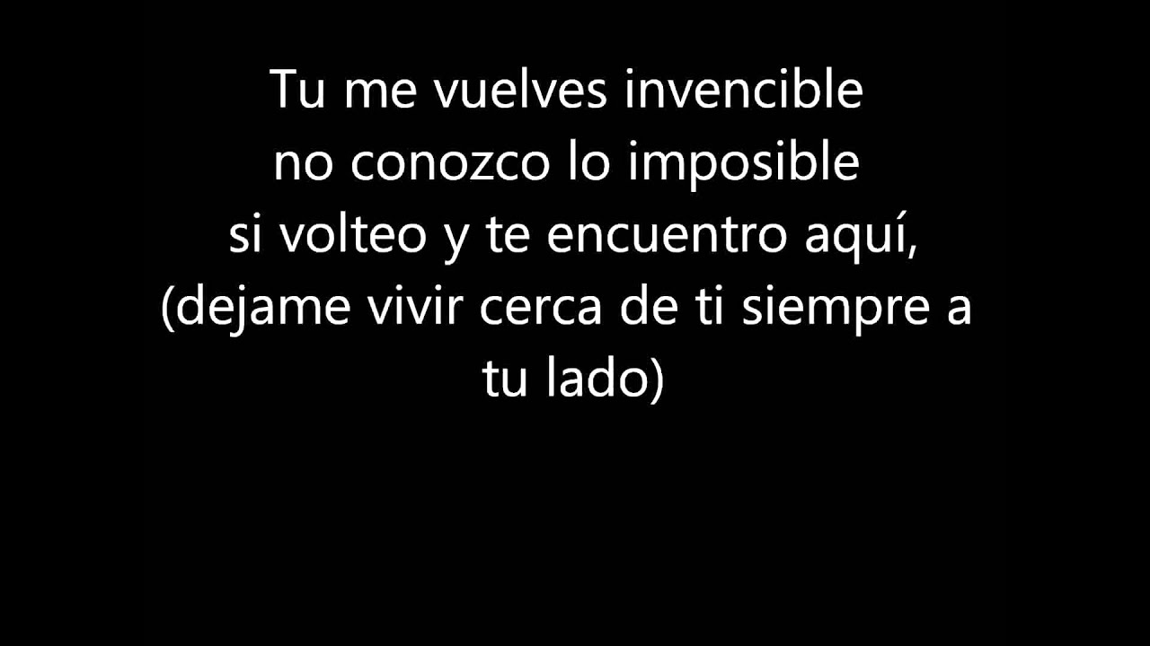 RBD-A Tu Lado (with lyrics)