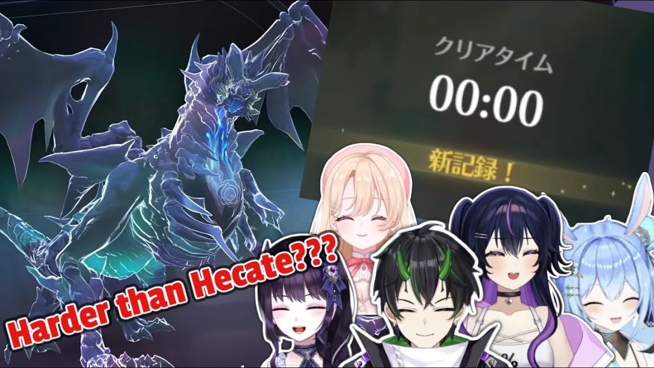 Vtubers Lose Their Sanity Trying to Defeat the Dirge Dragon Hologram [Wuthering Waves]