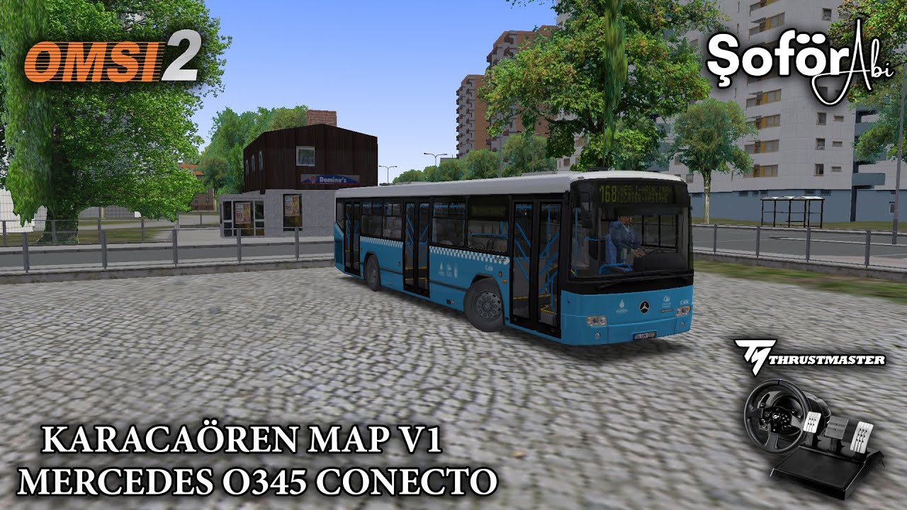 OMSI 2🔵MERCEDES O345 CONECTO İLE İLK SEFERİMİZ - KARACAÖREN MAP V1🔵T300RS GT