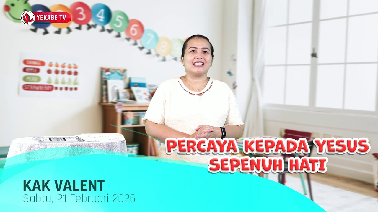 KIDDY 1607 - PERCAYA KEPADA YESUS SEPENUH HATI
