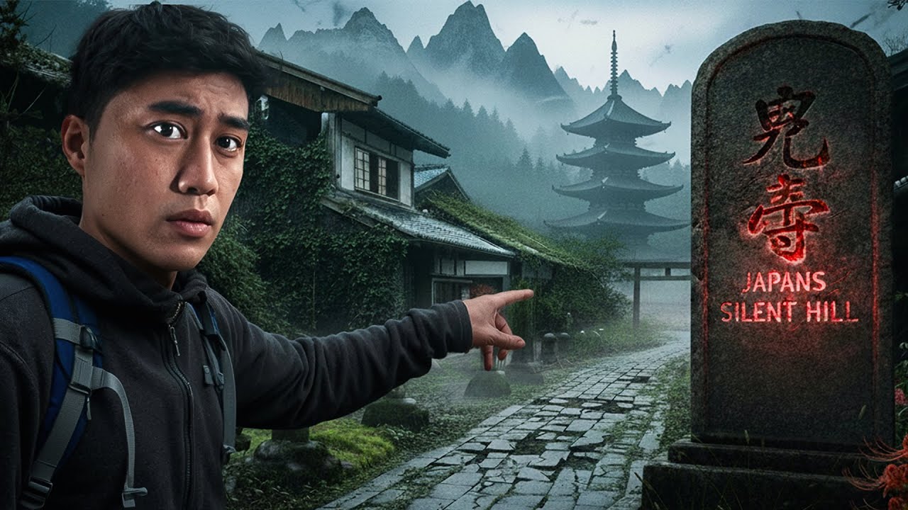 Overnight Japan's ABANDONED Haunted Ghost Town (REAL LIFE SILENT HLL F)