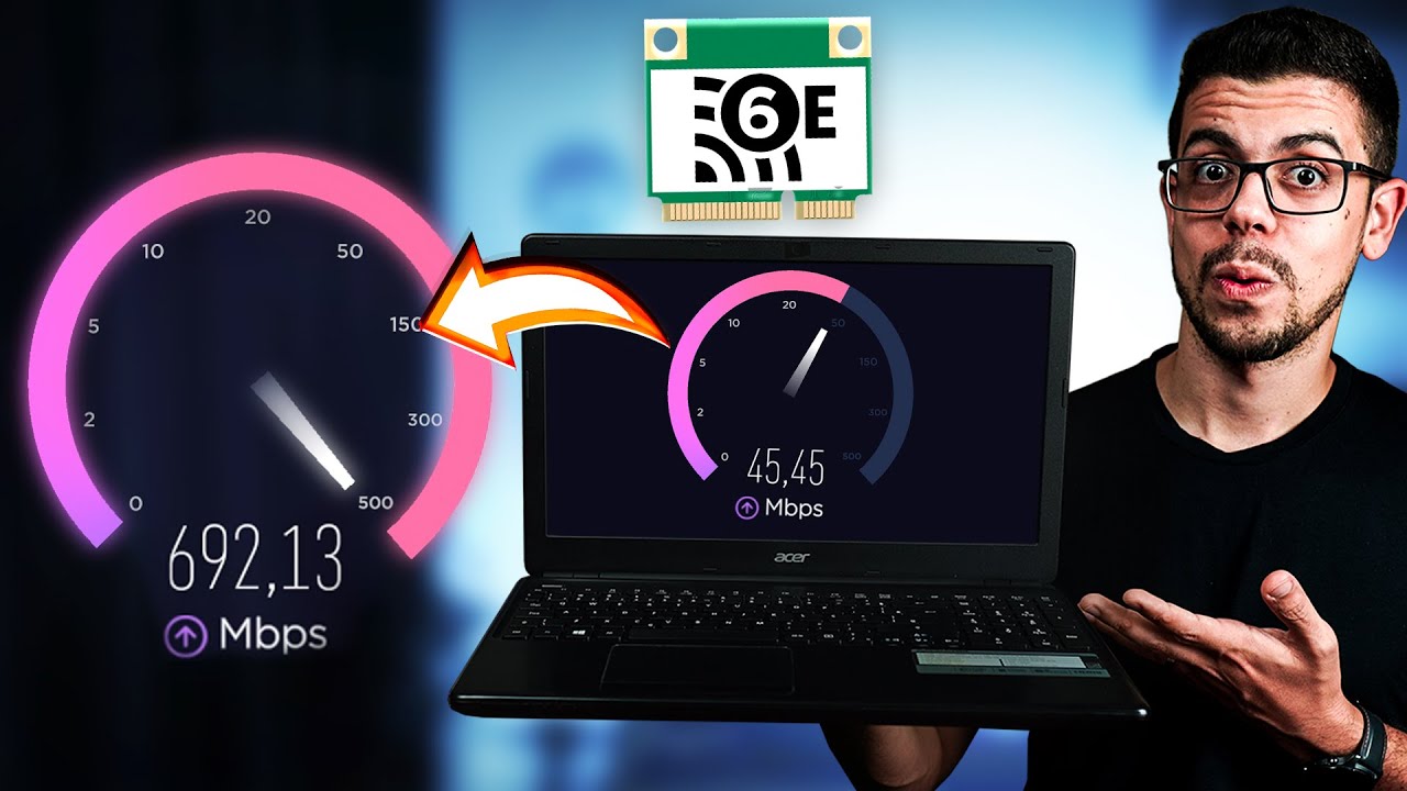 INCRÍVEL! INSTALEI WiFi 6E NO NOTEBOOK TROCANDO A PLACA DE REDE (Fenvi MPE-AXE3000H) Intel AX210