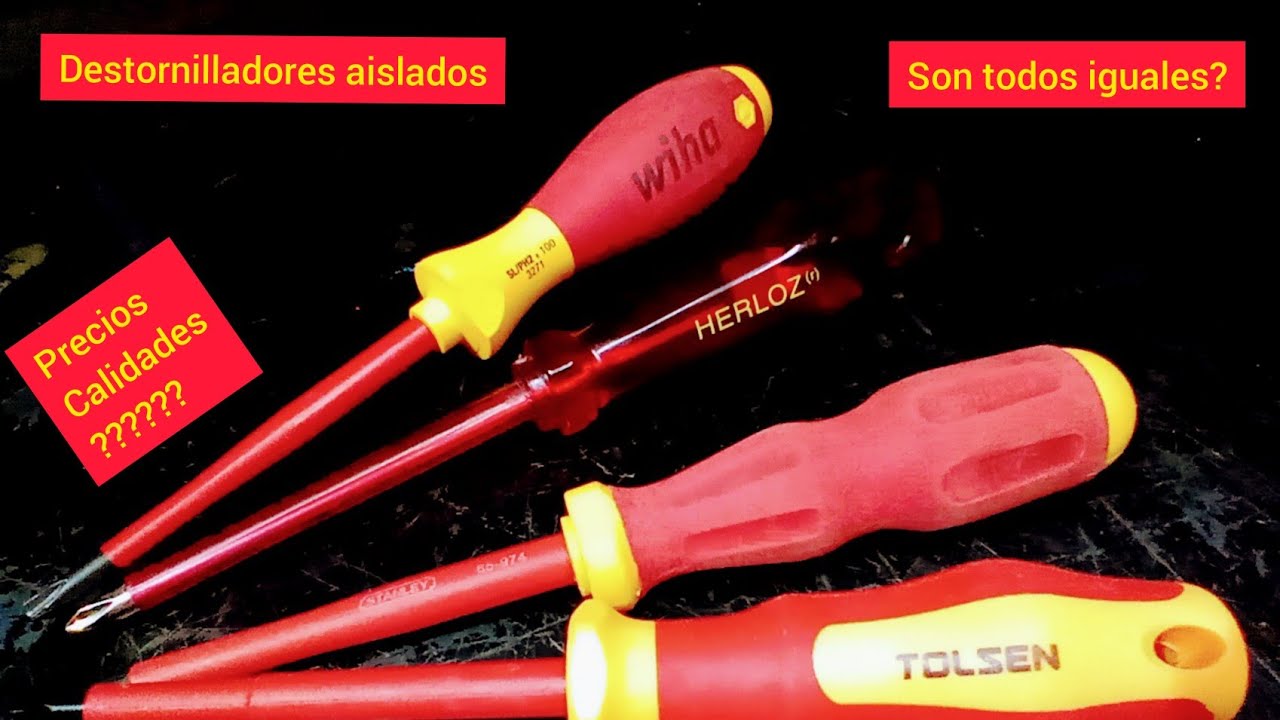 Destornilladores aislados  / herramientas de Electricista