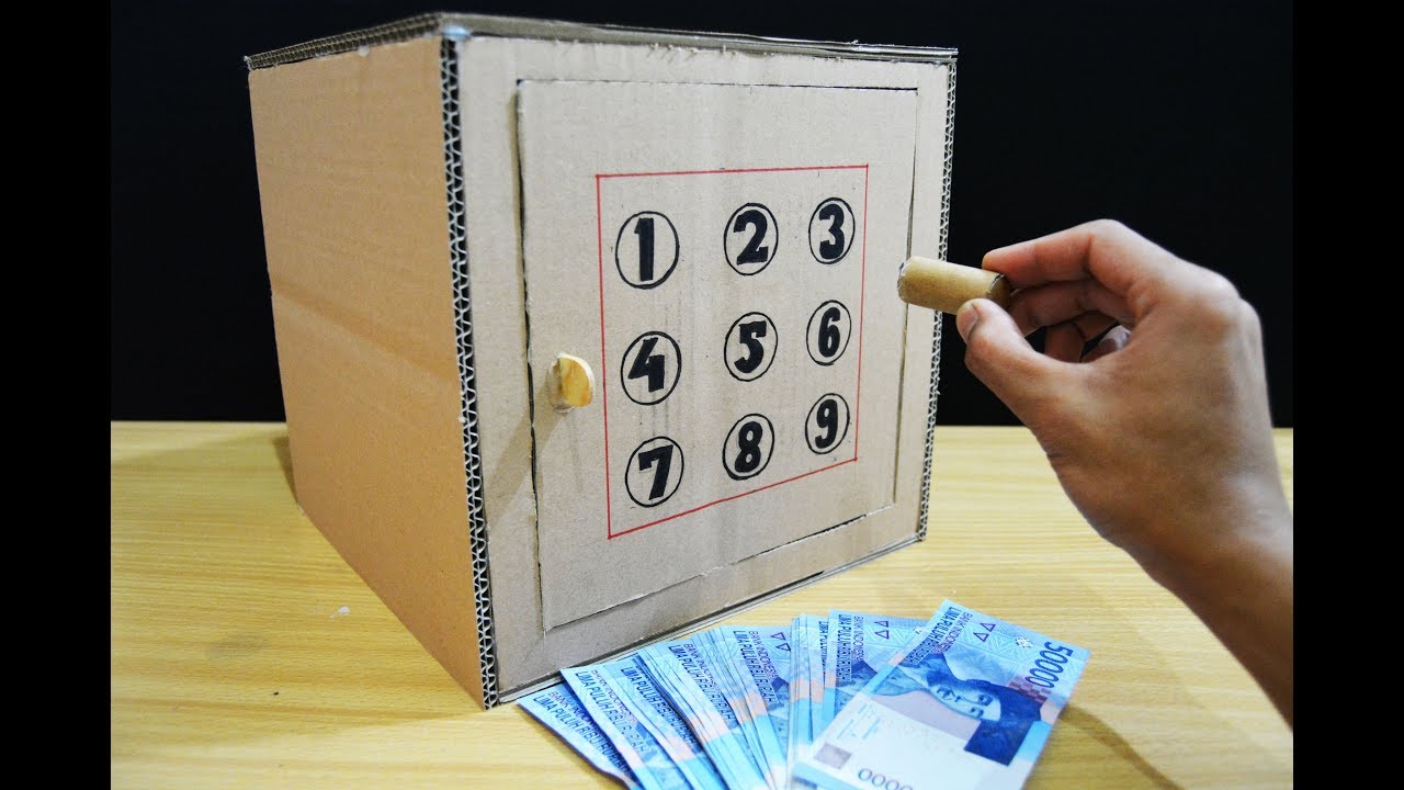 MENGAGUMKAN! DARI SELEMBAR KARDUS MENJADI BRANGKAS UANG DENGAN KUNCI POLA