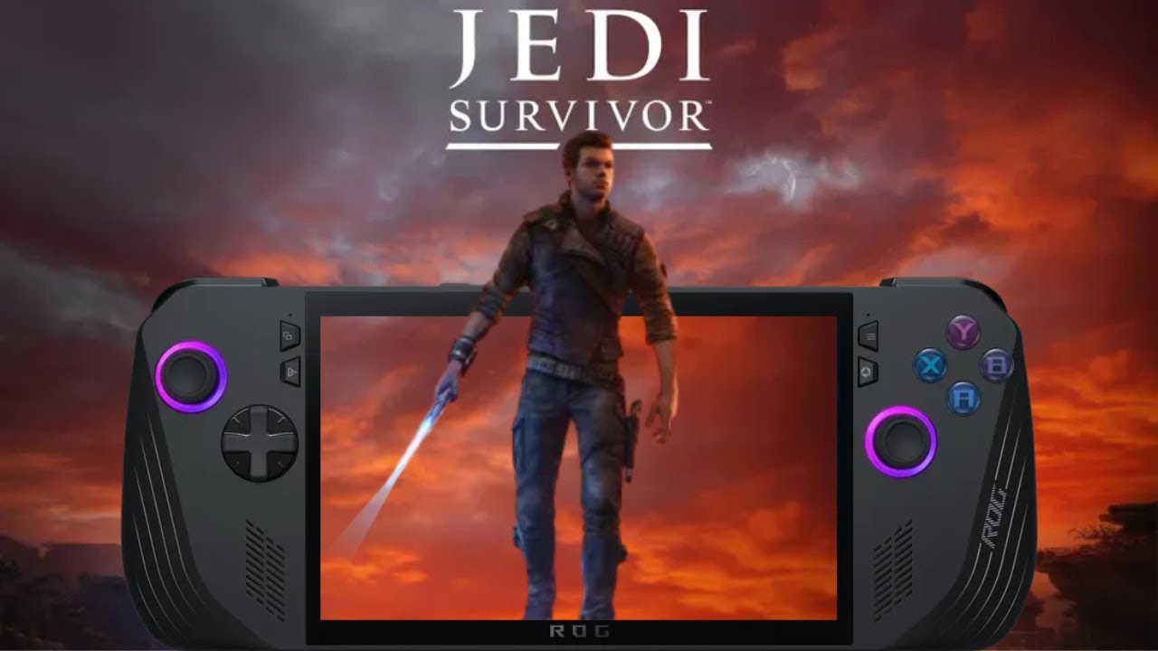 JEDI SURVIVOR  / ASUS ROG ALLY X / GAMEPLAY EN ESPAÑOL / 900p / GRAFICOS BAJOS Y MEDIOS / TDP 20W