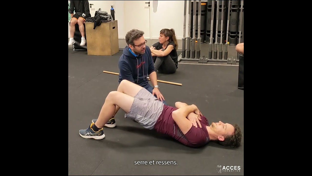 Exercices pour renforcer les fessiers & r&eacute;&eacute;ducation LCA