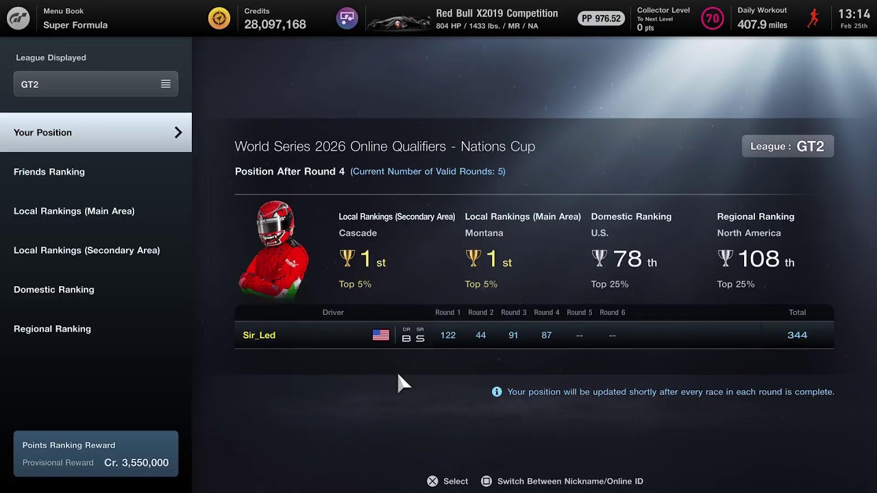 2026 GTWS Nations qualification round 5 Gt2 League