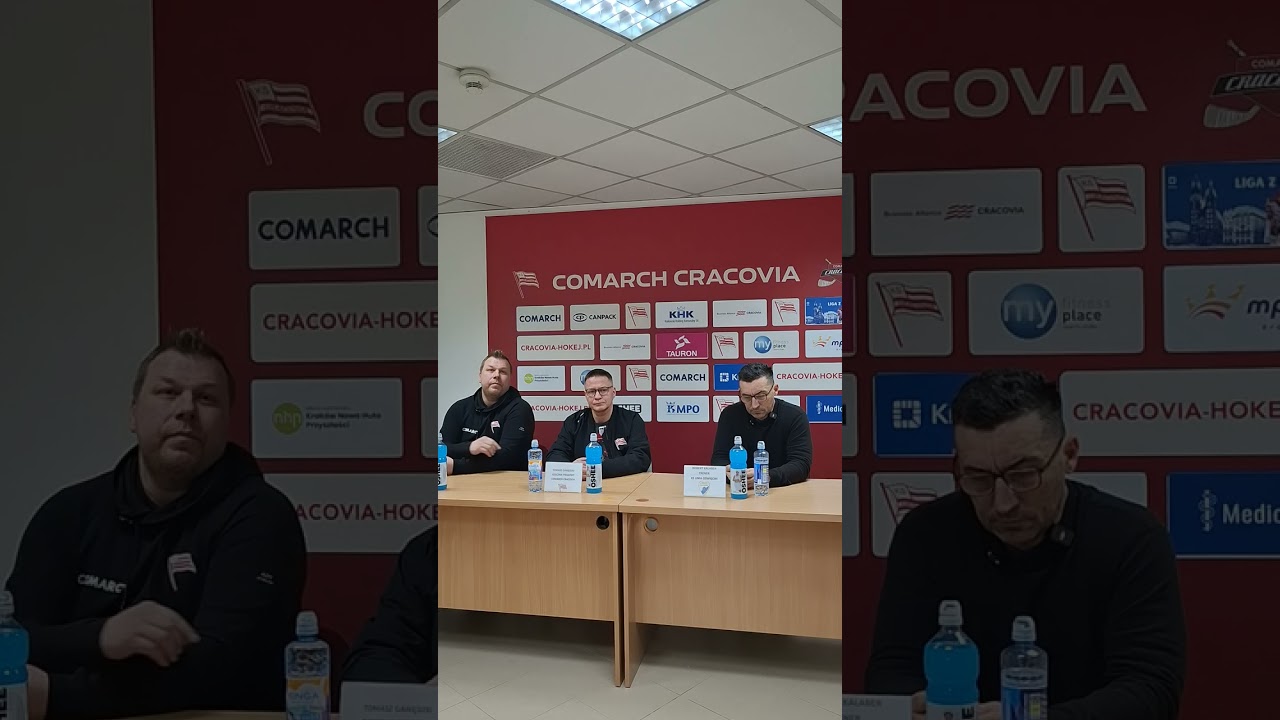 Konferencja prasowa po meczu Comarch Cracovia - Unia Oświęcim 1-4 (07.12.2025)