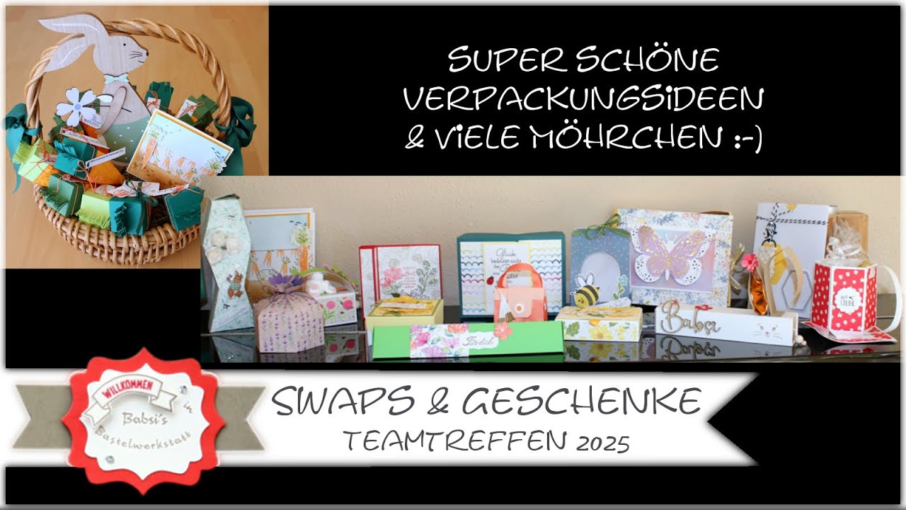 Swaps vom Teamtreffen 2025 - Goodies - Verpackungen basteln - Ideen für Boxen - Stampin'Up! ®