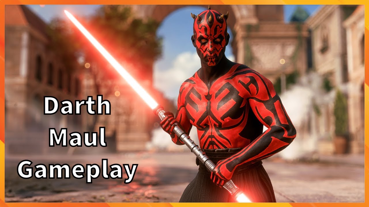 Darth Maul Gameplay Star Wars Battlefront 2