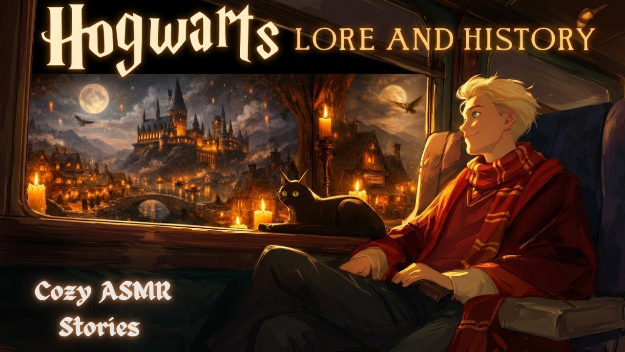 Fall Asleep to Secret Hogwarts Lore | Harry Potter Cozy Bedtime Stories with Ambience