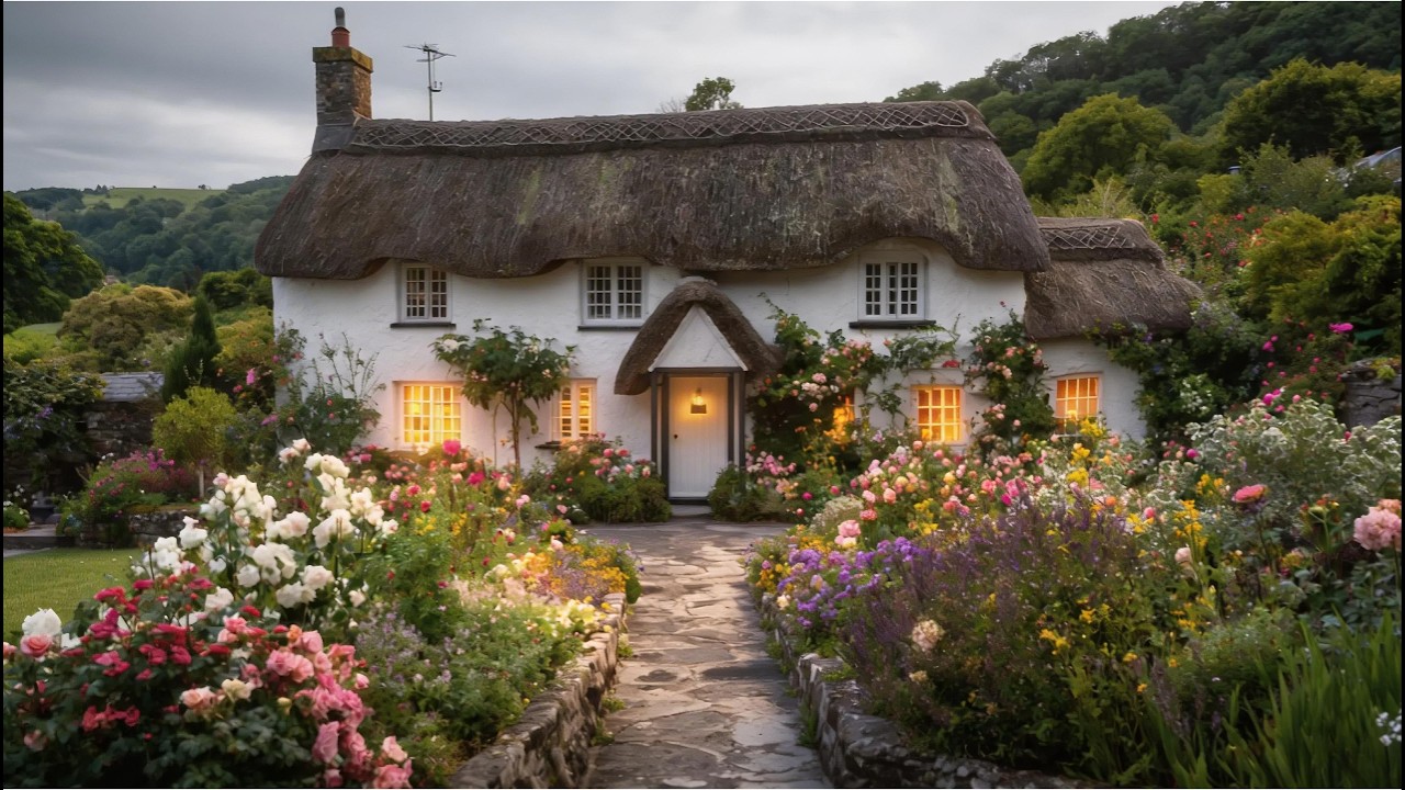 Rainy Day in a  English Cottage 🌧️ | Cozy Countryside Dream Home 4K