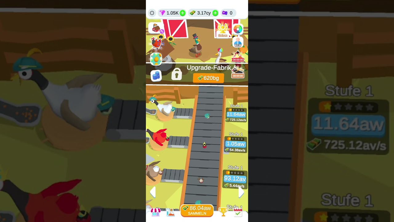 Android game Egg Factory IDLE Clicker goose/end Update 103 