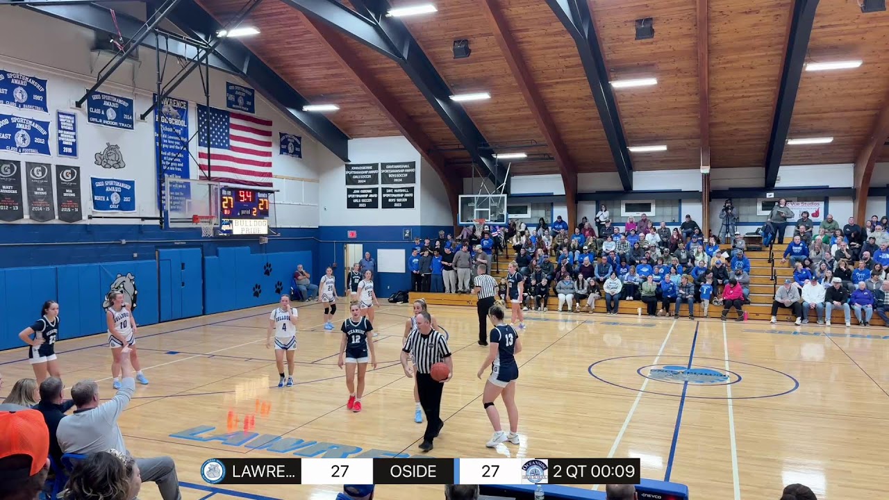 Lawrence Bulldogs vs Oceanside Mariners Girls BB (regular season)
LAWRENCE VS OSIDE
