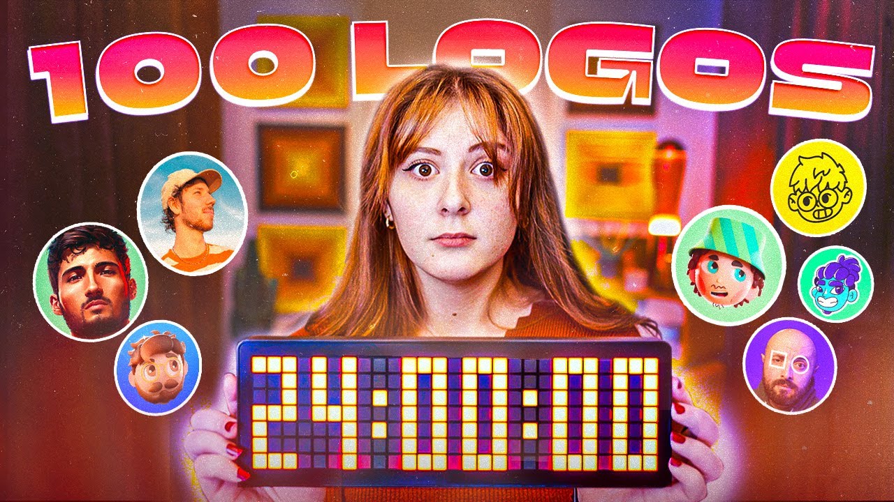 Je Crée 100 Logos en 24 Heures