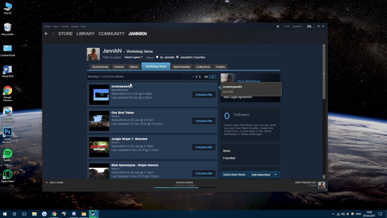 How To: Find All your Subscribed Workshop Items/Content in Steam (PC)