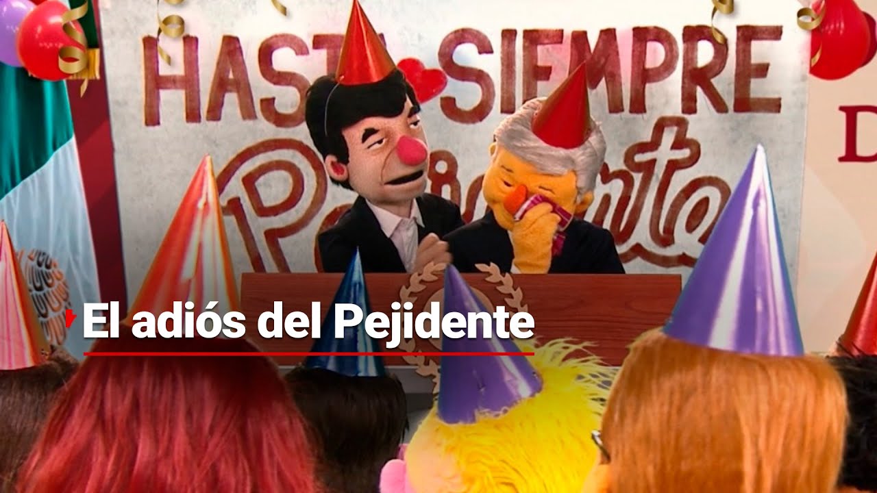 #LosPeluches | El Pejidente se despide de 'Las Mañaneras' entre lágrimas; ¡hasta siempre!