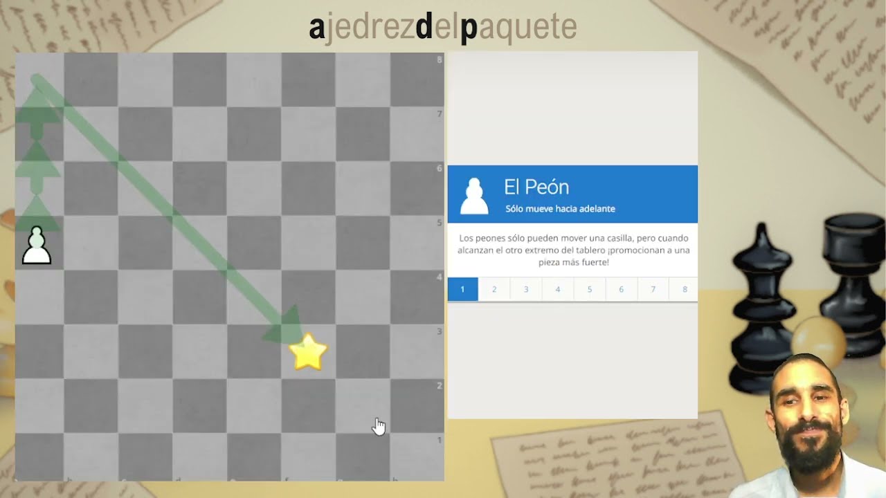 Ajedrez desde CERO #2 APRENDE el movimiento de las piezas FÁCILMENTE con estos ejercicios