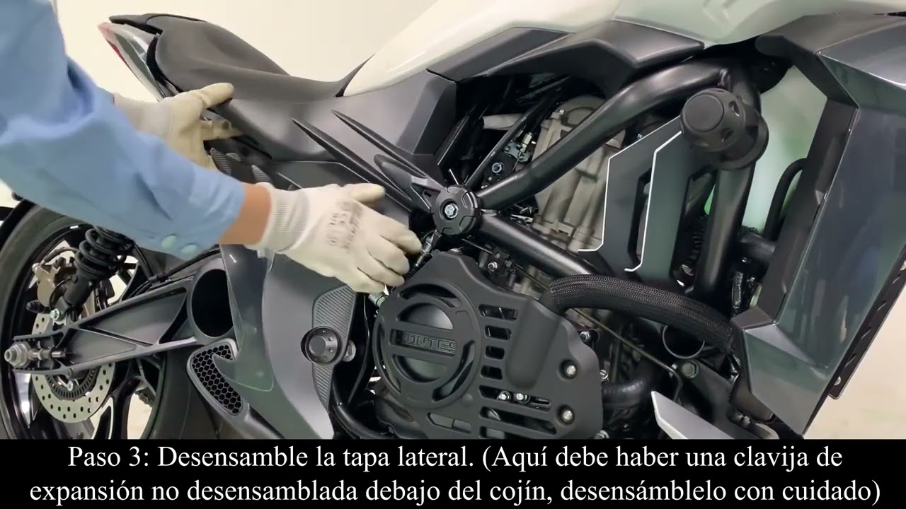 Zontes - V310 - Como Cargar Batería