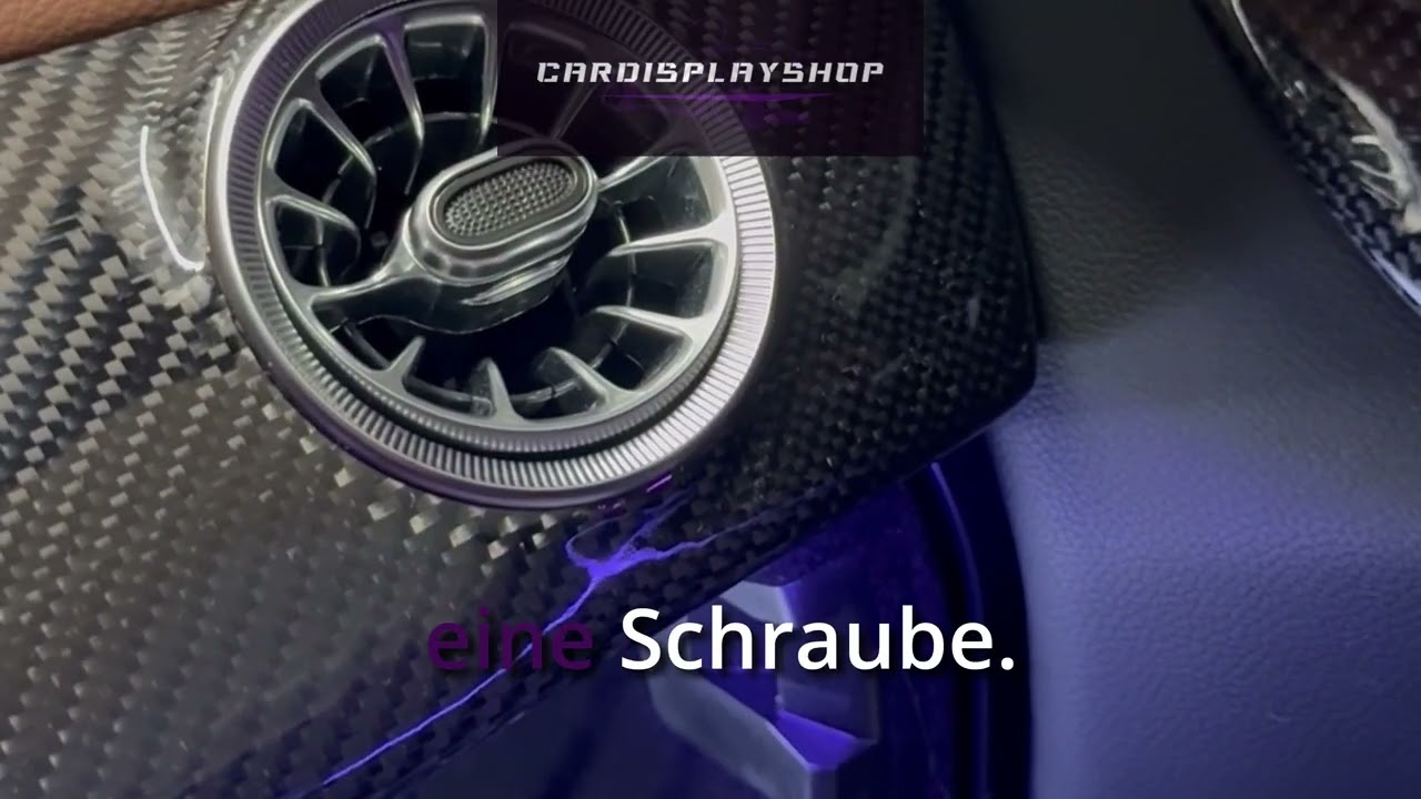 Tacho Einbau Erklärung im Mercedes W218 – aus dem  CarDisplayShop DIY